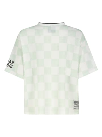 Shirt groen/wit