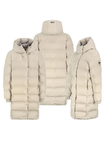 Wintermantel beige