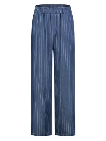 Hose in Dunkelblau/ Weiß
