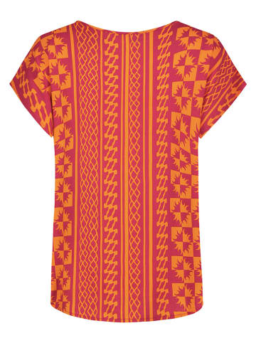 Bluse in Pink/ Orange