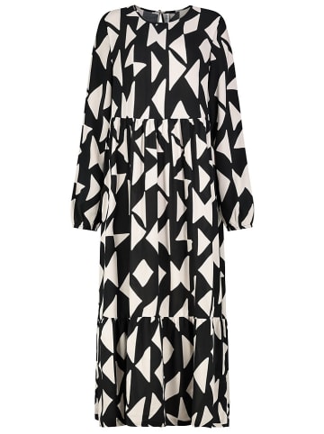 Kleid in Schwarz/ Creme