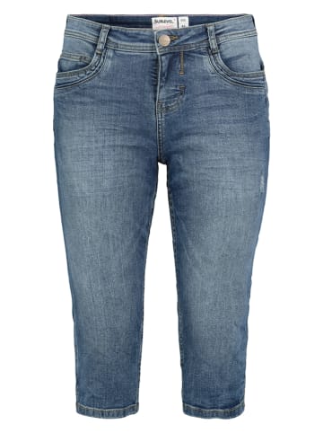 Rybaczki dżinsowe - Skinny fit - w kolorze błękitnym