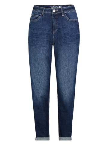 Jeans - Mom fit - in Dunkelblau