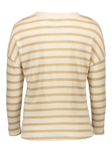 Sweter w kolorze beżowo-jasnobrązowym
