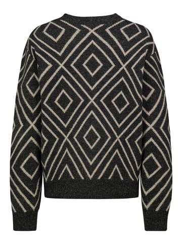 Cardigan in Schwarz/ Weiß