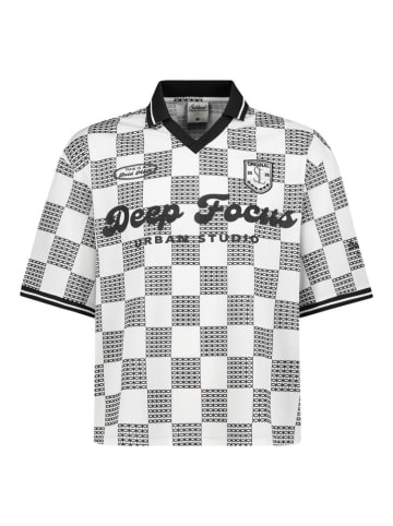 Shirt wit/grijs