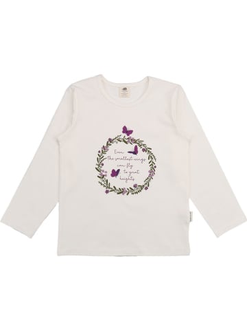Longsleeve in Weiß/ Bunt