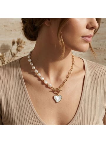 atelier MIU Vergulde ketting met sierelementen - (L)45 cm