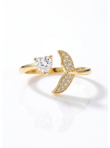 atelier MIU Vergulde ring met edelstenen