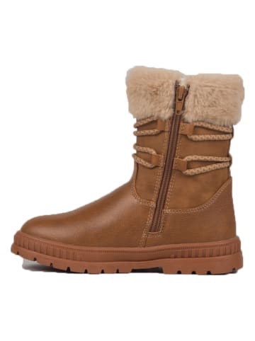 Winterstiefel "Alba" in Hellbraun