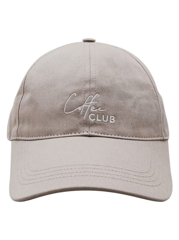 Czapka "Coffee Club" w kolorze szarobrązowym