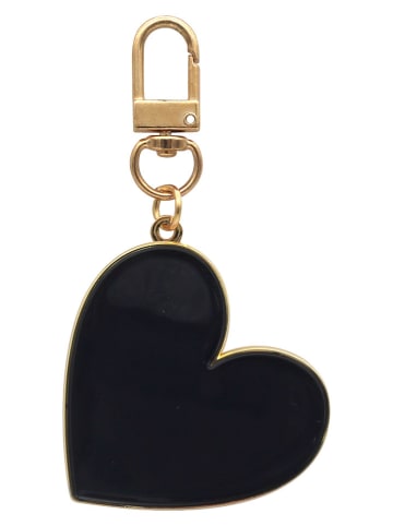 Schlüsselanhänger in Schwarz/ Gold - (L)8,4 cm