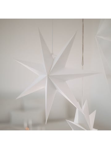 Papierowe gwiazdy (3 szt.) w kolorze białym