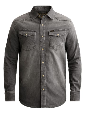 Spijkerblouse - regular fit - grijs