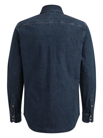 Koszula dżinsowa - Regular fit - w kolorze granatowym
