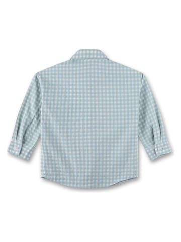 Hemd in Hellblau/ Creme