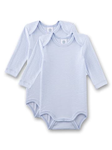 2er-Set: Bodys in Hellblau