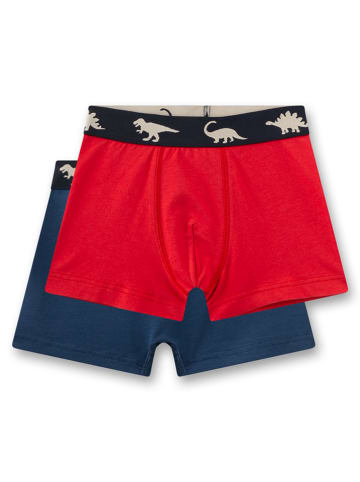2er-Set: Boxershorts in Rot/ Dunkelblau