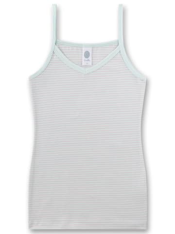 Unterhemd in Creme/ Rosa