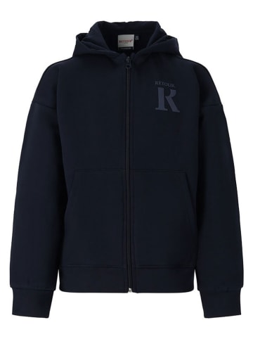 Sweatvest "Czar" donkerblauw