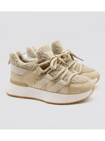 Sneakersy w kolorze beżowym