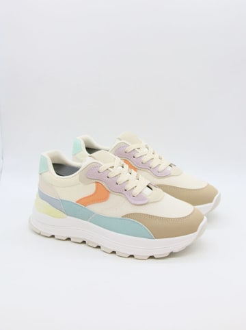 Sneakers beige/meerkleurig