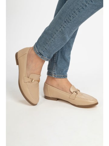 Mokassins in Beige