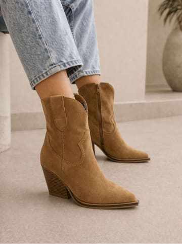 Stiefeletten in Beige