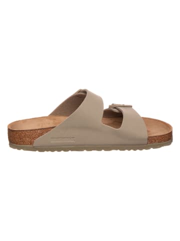 Pantoletten "Arizona" in Beige - Weite N