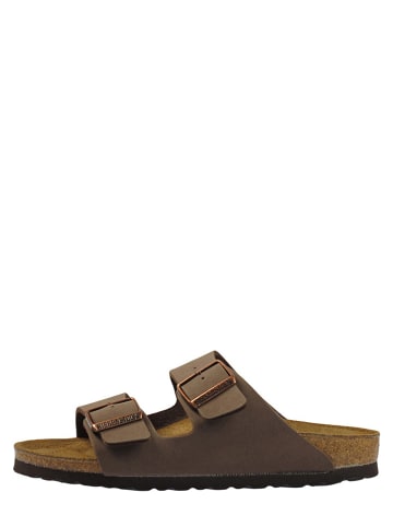 Pantoletten "Arizona" in Braun - Weite S