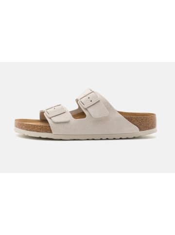 Leder-Pantoletten "Arizona" in Creme
