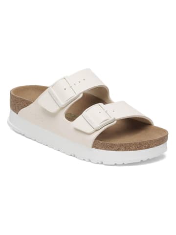 Pantoletten "Arizona Papflex" in Creme - Weite S