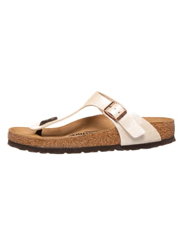 Zehentrenner "Gizeh" in Creme - Weite S