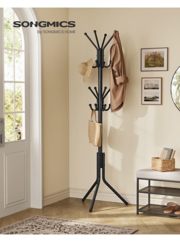 Wieszak stojący w kolorze czarnym - wys. 175 x Ø 48 cm
