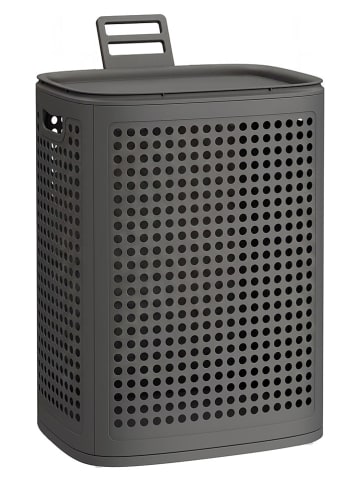 Wäschesammler in Grau - (B)42,5 x (H)57 x (T)33 cm 
