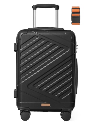 Hardcase trolley zwart - (B)36 x (H)55 x (D)20 cm