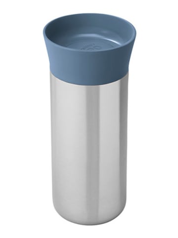 Thermosflasche in Silber/ Blau - 330 ml