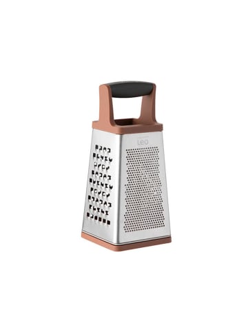 Edelstahl-Reibe in Braun - (B)8 x (H)27 x (T)4,5 cm