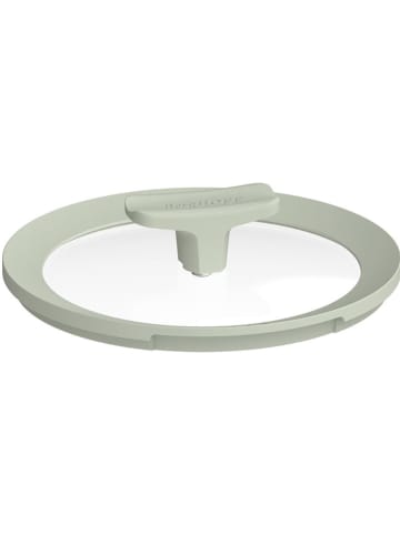 Deckel in Transparent/ Grün - Ø 20 cm