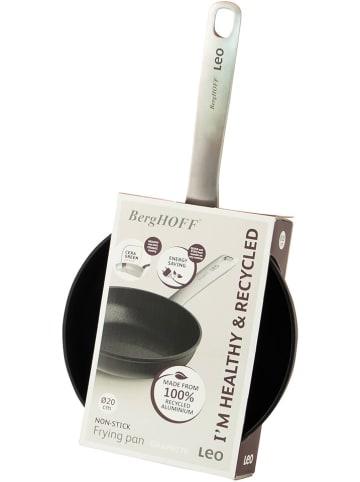 Patelnia "Graphite" w kolorze srebrno-czarnym - Ø 20 cm