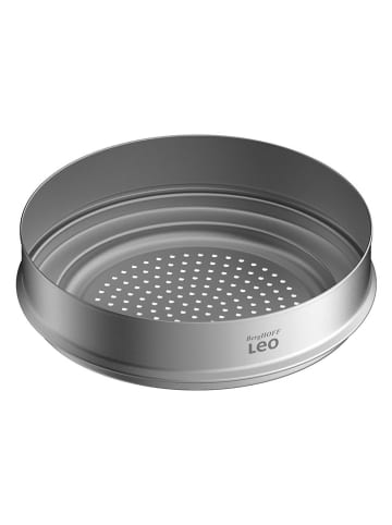 Edelstahl-Gareinsatz "Leo" in Silber - Ø 24 cm
