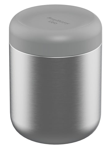 Kubek termiczny w kolorze srebrno-szarym - 500 ml