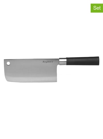 Tasaki (3 szt.) "Pure" w kolorze srebrno-czarnym - wys. 17 cm