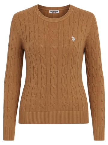 Sweter w kolorze jasnobrązowym