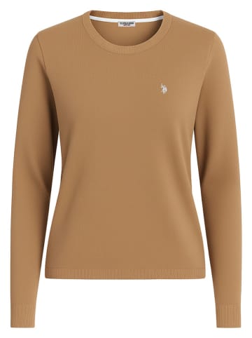 Sweter w kolorze jasnobrązowym