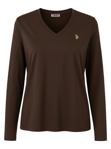 Longsleeve in Braun