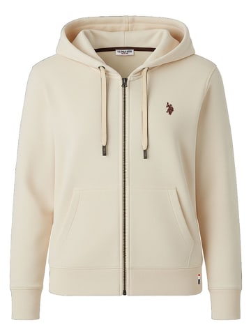 Sweatjacke in Beige