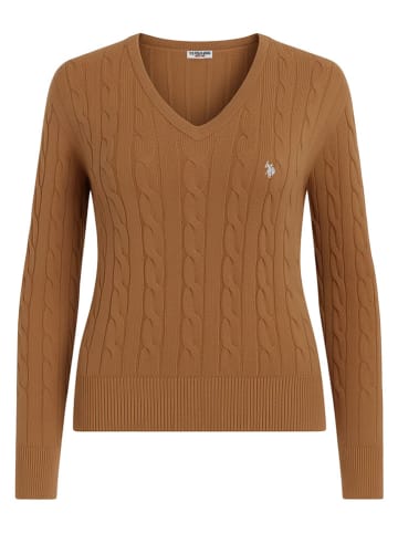 Pullover in Hellbraun