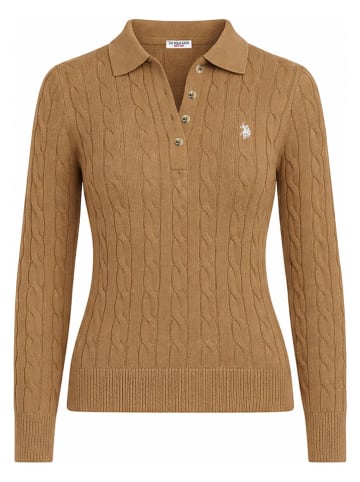 U.S. Polo Assn. Pullover in Hellbraun