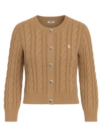 Cardigan in Hellbraun